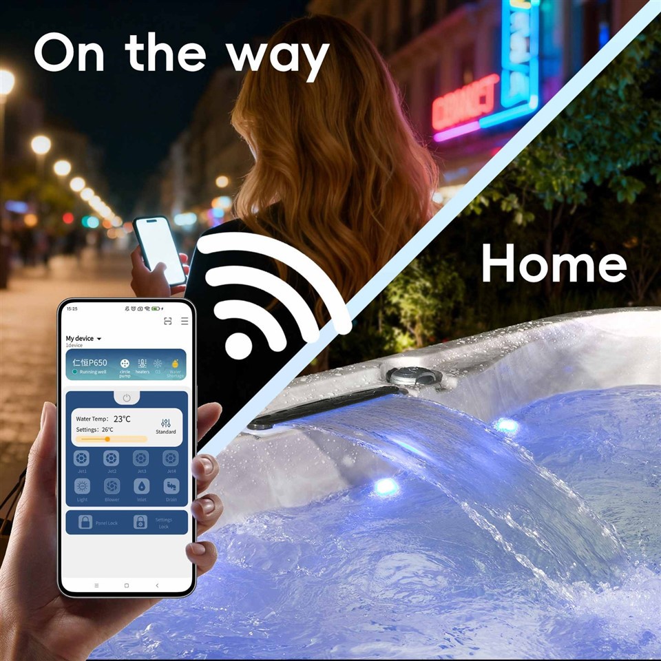 4 Person Massage Bathtub